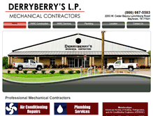 Tablet Screenshot of derryberrys.com